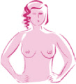 breast exam front